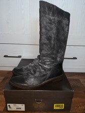 Felmini damen leder stiefel - leder,