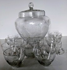 Wunderschönes altes Bowle Set