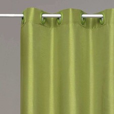 Microfaser Gardine Alexandra Einfarbig Grün