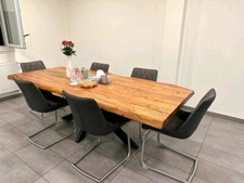 Tisch Baumkante Massiv Akazie