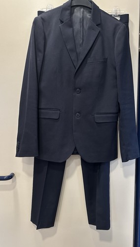 Anzug slim fit dunkelblau mit - slim,