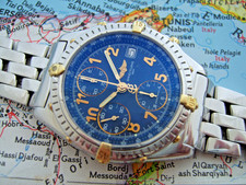 BREITLING CHRONOMAT VITESSE  REF.: B13050.1 - FULL SET - BLAU - LANGES PILOTBAND