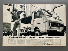 VW LT Großtransporter Oldtimer Transporter 1977 Vintage Ad Werbung Reklame