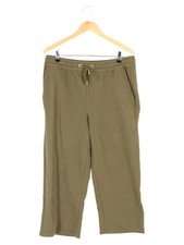 TCHIBO Damen Cargohose Gr. 40 Grün Casual Praktisch Grafisch