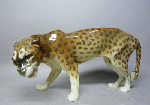 Porzellan leopard - (h6838),