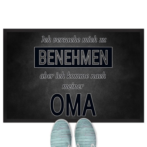 Ich versuche mich benehmen - zu,