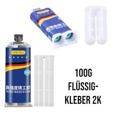 100g Universaler 2k Kleber Flüssigmetall wasserfest Hitzebeständig extrem stark