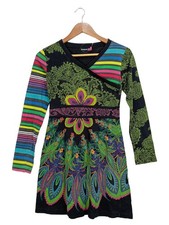 Desigual Kinder Freizeitkleid Gr. 152 (13-14 Jahre) Mehrfarbig Farbenfroh
