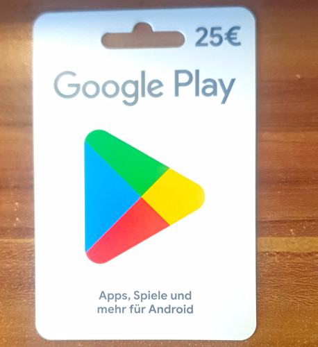 Google play gutscheinkarte - play, 25