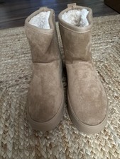 Zara Boots in beige Größe 39