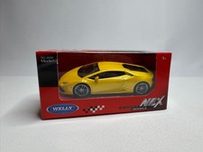 1:43 Lamborghini Huracán LP 610-4 Gelb NEU OVP Modellauto Diecast Welly