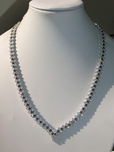 Jugendstil silber collier - silber,
