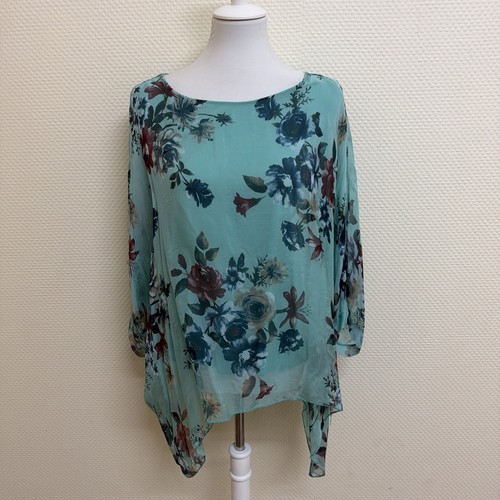 Bunte seidenbluse - bunte,