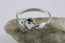 CLADDAGH RING SYMBOL IRISCHER SILBERRING 925 ECHT SILBER / 496