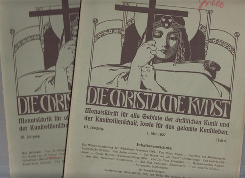 Die christliche kunst 1907 - kunst,