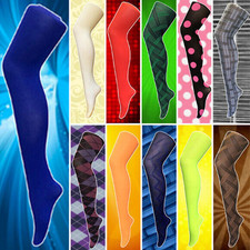 SOCK SNOB - Women's Ladies 80 Denier Thick Opaque Colourful Winter Warm Tights