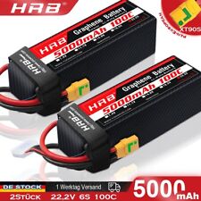 2Stück 6s 22,2V HRB 5000mAh Lipo Akku XT90S für RC Hubschrauber Auto LKW