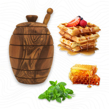 Honigtopf mit Honiglöffel