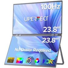 Dual Portable Monitor 23,8" Laptop Screen Extender Faltbarer Dual Screen 100Hz