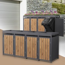 1/2/3/4er Mülltonnenbox mit