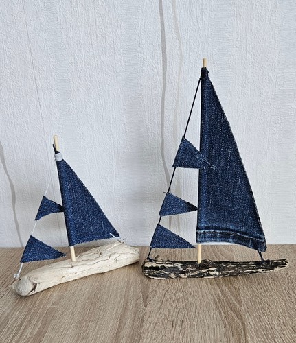 Segelboote aus treibholz - segelboote,