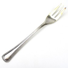 WMF Kuchengabel Serie Den Haag Versilbert 90er Silber-Auflage Perlrand 15,7cm