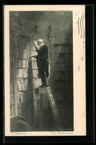 Künstler carl spitzweg - künstler-ak,