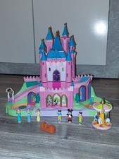 Polly Pocket Disney Schloss Mit Figuren Prinzessin Pink Cinderella