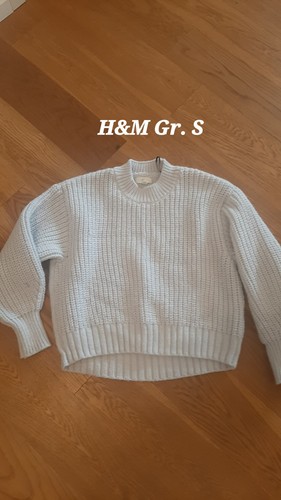 Dicker strickpulli hellblau - strickpulli,