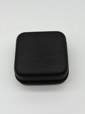 Corum Original Travelbox Uhrenbox Reiseetui Leder Schwarz - TOP