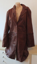 * CHEVIREX GERMANY Leder Mantel Gr. 46 TOP Übergang Braun
