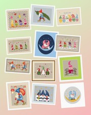 Farbiges Kreuzstichmuster als