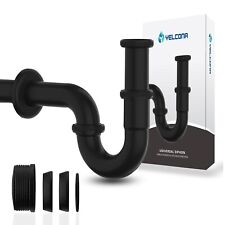 Universal Siphon für Waschbecken – Inkl. Gummimanschette, Robust & Dicht