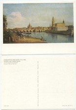 35182 - Canaletto: Dresden vom rechten Elbufer - alte Ansichtskarte