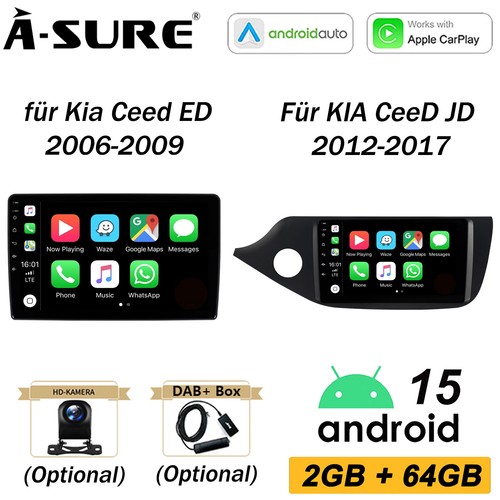 64g android autoradio - 2+64g,