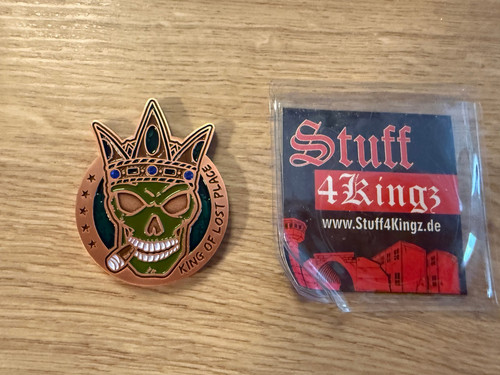 King lost place geocoin - king,