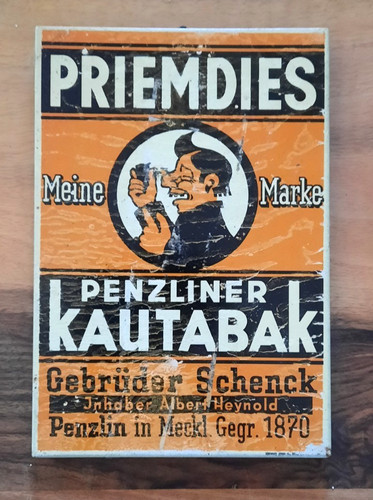 Alte reklame penzlinger - reklame, "penzlinger