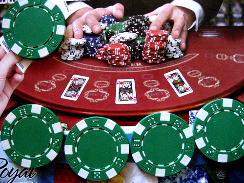 Poker jetons stk - 10, gambler