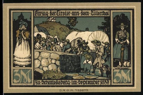 Notgeld schmiedeberg 3 - notgeld, i.r.,
