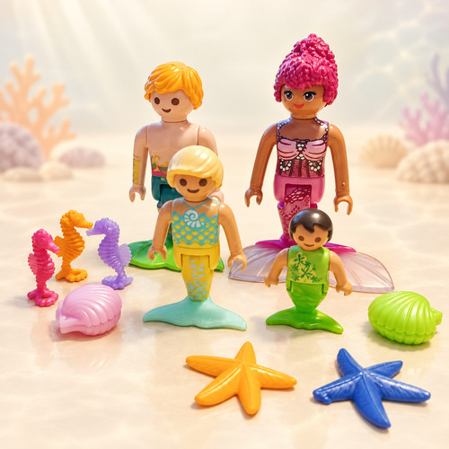 Playmobil meerjungfrau familie - playmobil,