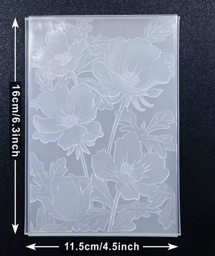 Prägefolder blumen karten - prägefolder,