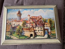 Haeberlein Metzger Lebkuchenkiste Kiste Schatztruhe Blech Uralt Vintage Nürnberg