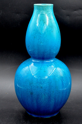 Alter vase kürbisform mit - vase, in