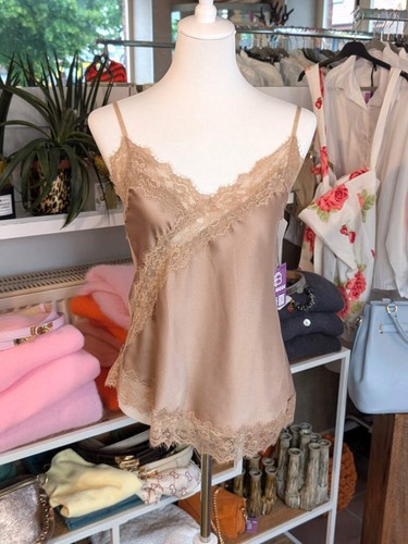 Top satin viskose - top,