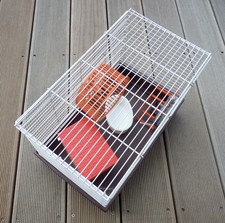 Kleintierkäfig 40 x 25 x 27 cm mit Zubehör | gesäubert und gereinigt