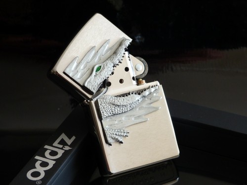 Zippo lighter green eye - zippo,