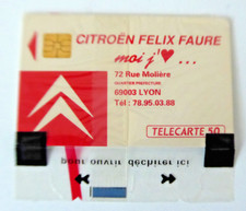 Telefonkarte 50U Citroen Felix Faure- Lyon-   unter  Blister