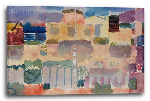Kunstdruck paul klee garten - kunstdruck,