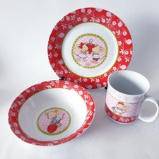 STEINBECK Lillebi Frühstücks Kindergedeck 3-teilig Tasse Teller Schale Porzellan