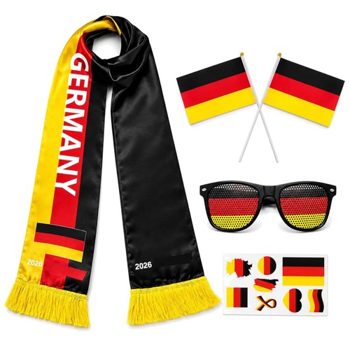 Fanartikel set schal brille - set,